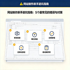宁波建站-网站制作新手避坑指南:5个最常见的错误与对策