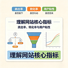 宁波建站-理解网站核心指标：跳出率、转化率与用户粘性