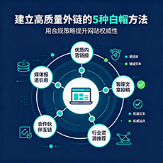 宁波建站-建立高质量外链的5种白帽方法